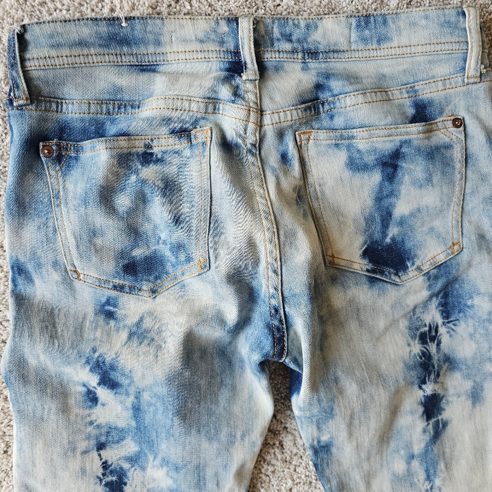 HOST PICK Pilcro The Slim Boyfriend Jeans Anthropologie Tie Die Fit like 27 - Picture 10 of 16